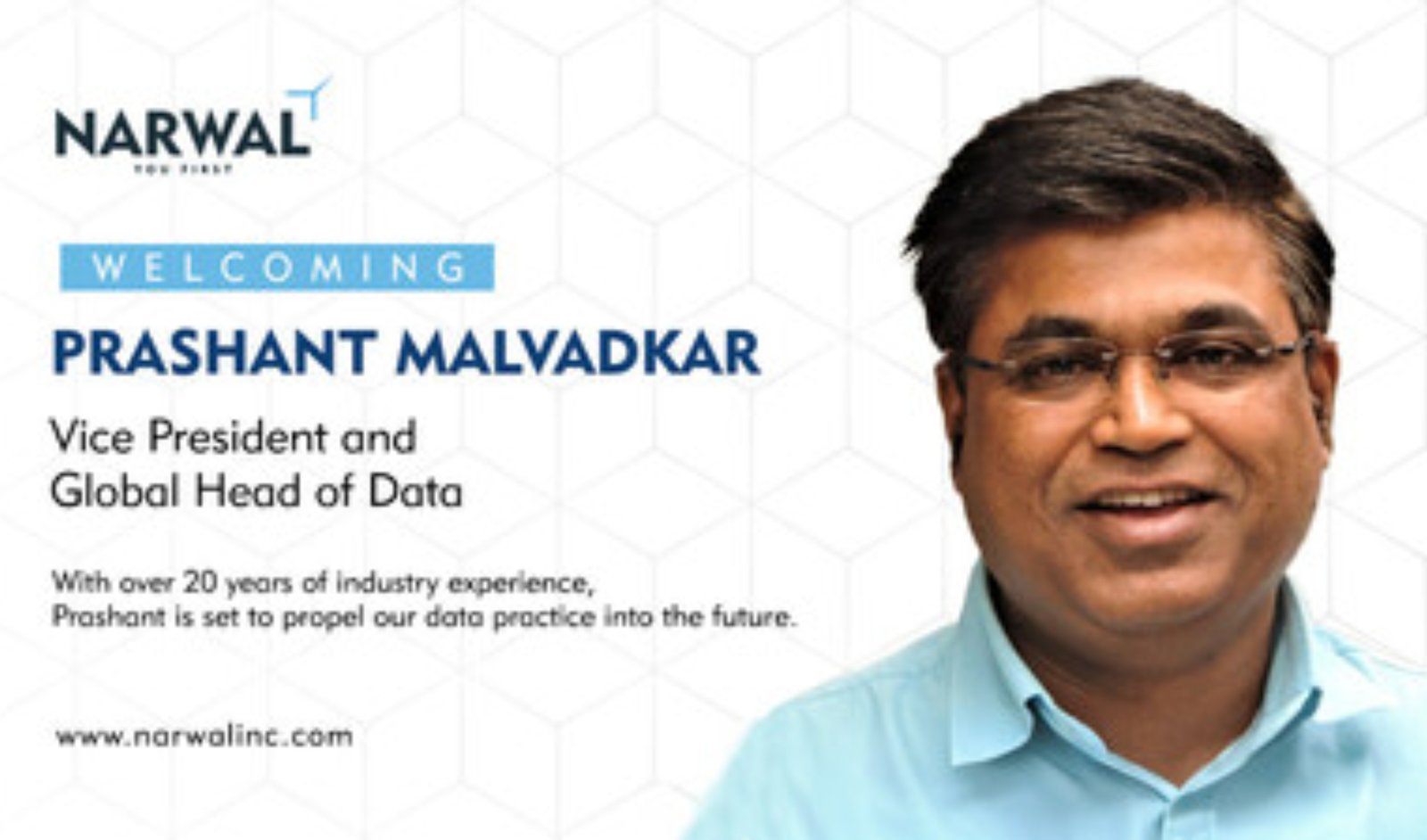 Narwal Appoints Prashant Malvadkar as VP and Global Head of Data